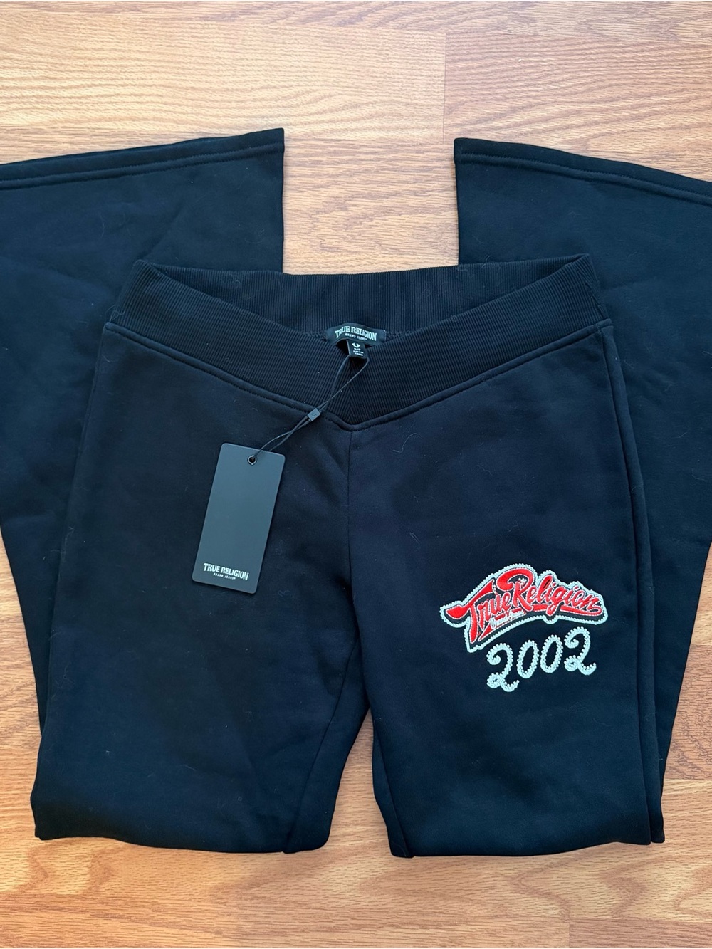 True religion y2k style low rise flare sweatpants